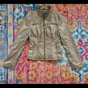 Leather jacket (Gold)